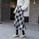 thumbnail image 3 of Faldas, faldas de invierno, faldas de corte A, faldas largas de cuadros, 3 of 7