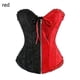 thumbnail image 3 of overbust corset sexy lace plus size erotic zip floral women bustier corset lingerie tops, 3 of 4
