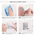 thumbnail image 4 of Lot de 4 Crochets Porte-Rasoir et Support Auto-Adhésifs en Acier Inoxydable Robustes, Crochet de Rangement Utilitaire, Crochet de Douche pour Rasoir, Organisateur de Salle de Bain et de Cuisine pour Prise, Peignoir, Manteau, 4 of 4