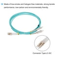 thumbnail image 4 of 2 Metros 6,5 pies Fibras Parche Cable Multimodo Dúplex LC-SC OM3 LSZH Fibras Óptico Puente Verde para Rojo Transceptor Instrumentación 1 Uds, 4 of 6
