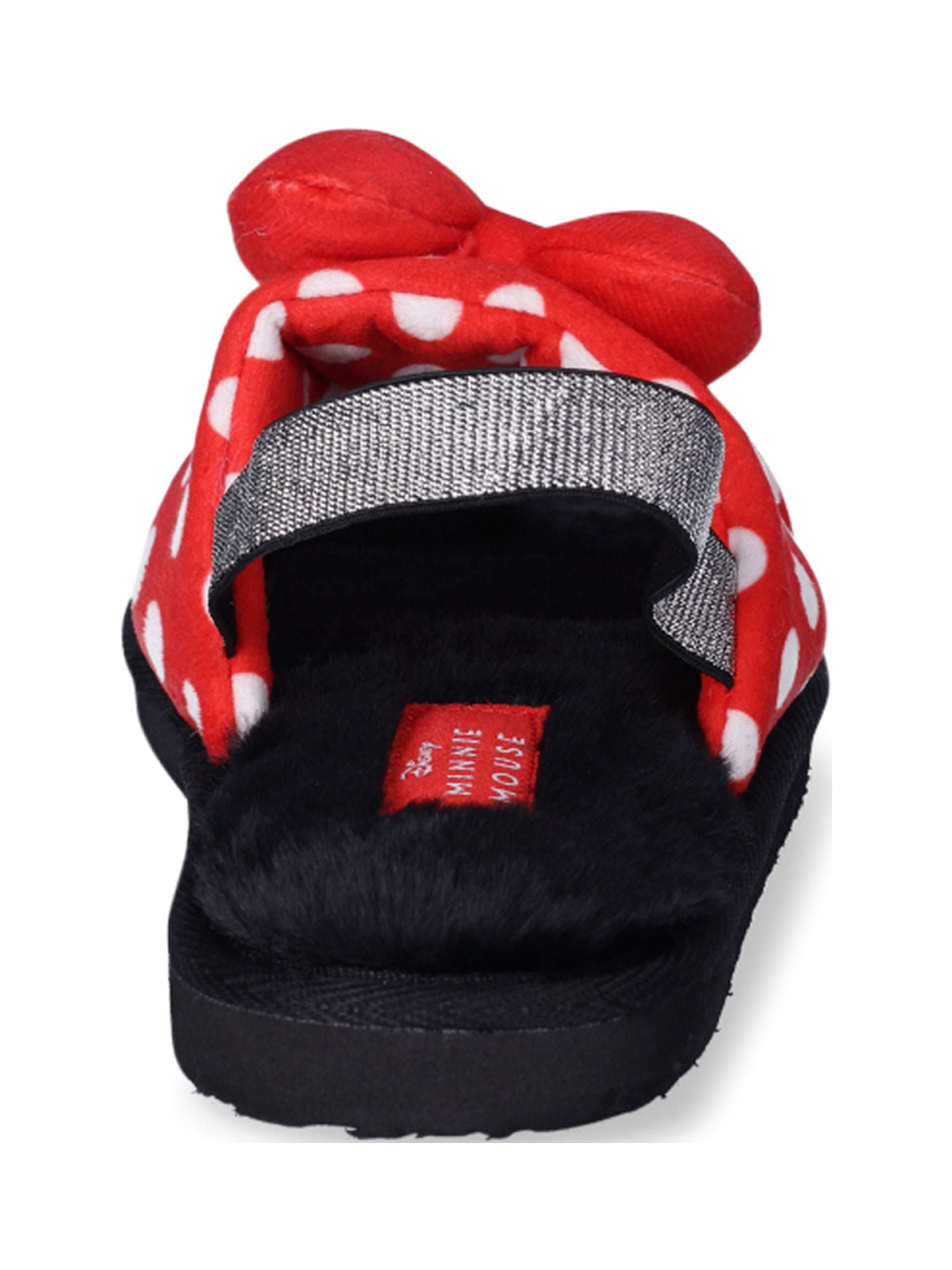 Disney Minnie Mouse Women s Double Band Slippers Sizes 6 11 Walmart