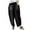 B, variant on PMUYBHF Womens Cargo Pants Plus Size Short Women's Linen Wide Leg Pants Baggy Tapered Cropped Pants Elastic Waist Trousers Womens Pants Plus Size Jeans Hiking Pants Women Plus Size