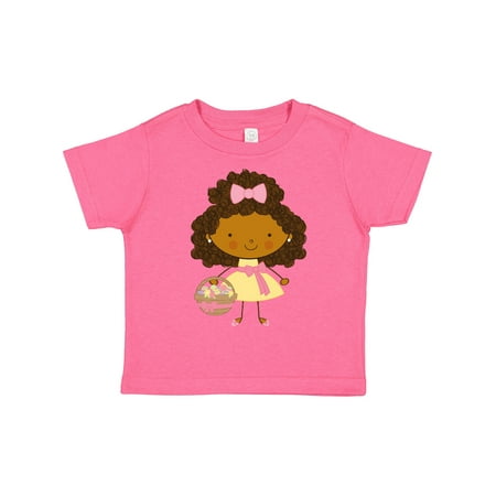 

Inktastic Easter African American Girl Gift Toddler Toddler Girl T-Shirt