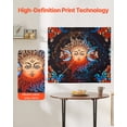 thumbnail image 4 of VEVOR Sun and Moon Tapestry, Psychedelic Mystic Floral Aesthetic Wall Tapestry, Vintage Wall Blanket for Home Decoration, Suitable for Bedroom, Living Room, Dorm (50.39 x 57.87 inches), 4 of 9