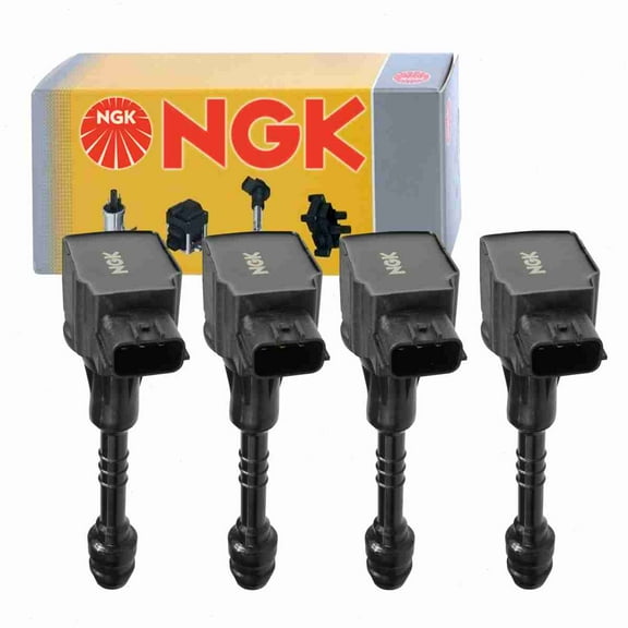 4 pc NGK 49008 Ignition Coils for 1415105 1415105H 178-8306 22433-6N015 22448-6N011 22448-6N015 2505-204772 36-8080 673-4020 673-4024 E1048 E381 GN10245 IC481 IC481SB IC628 IGC0010 UF-351 UF-548