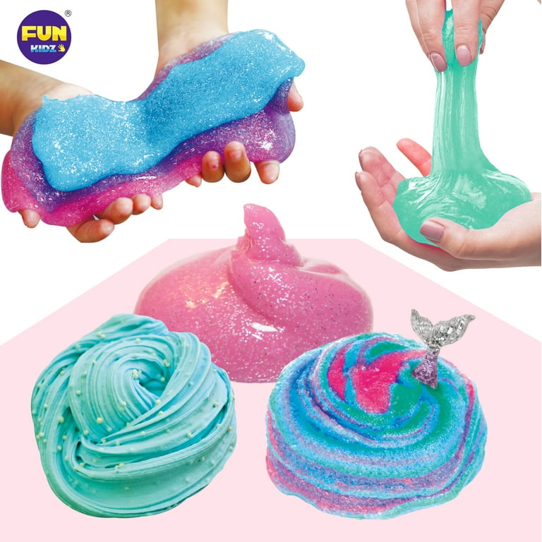 DIY Fluffy Glitter Slime