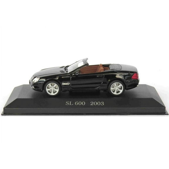 Mercedes Benz SL 600 (2003) 1:43 scale Diecast Model Car in Black by Ex Mag
