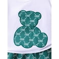 thumbnail image 3 of Baby Boy Bear & Letter Graphic Tee & Shorts, 3 of 5