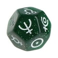 thumbnail image 3 of 3pcs Multicolor 12 Sided Resin Dice Astrology Tarots Constellation Divination, 3 of 13