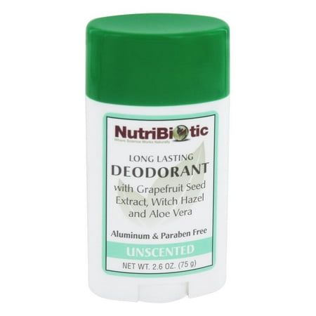 Nutribiotic - Long Lasting Deodorant Unscented - 2.6 oz.