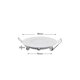 thumbnail image 3 of 2 Pack 3W 110V Ultra Thin Round LED Panel Spot Lighting,6500K Cool White Round Small Panel Light, 3 of 5