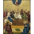 thumbnail image 2 of Heiligenkreuz, Master of 12x14 Gold Ornate Wood Framed with Double Matting Museum Art Print Titled - Death of the Virgin, 2 of 4