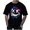 mens shirts-Black, variant on Homenesgenics Mens Shirts Men Tops T Shirts for Man Summer Fashion Casual Men's Round Neck Printed T-Shirt Top Black L