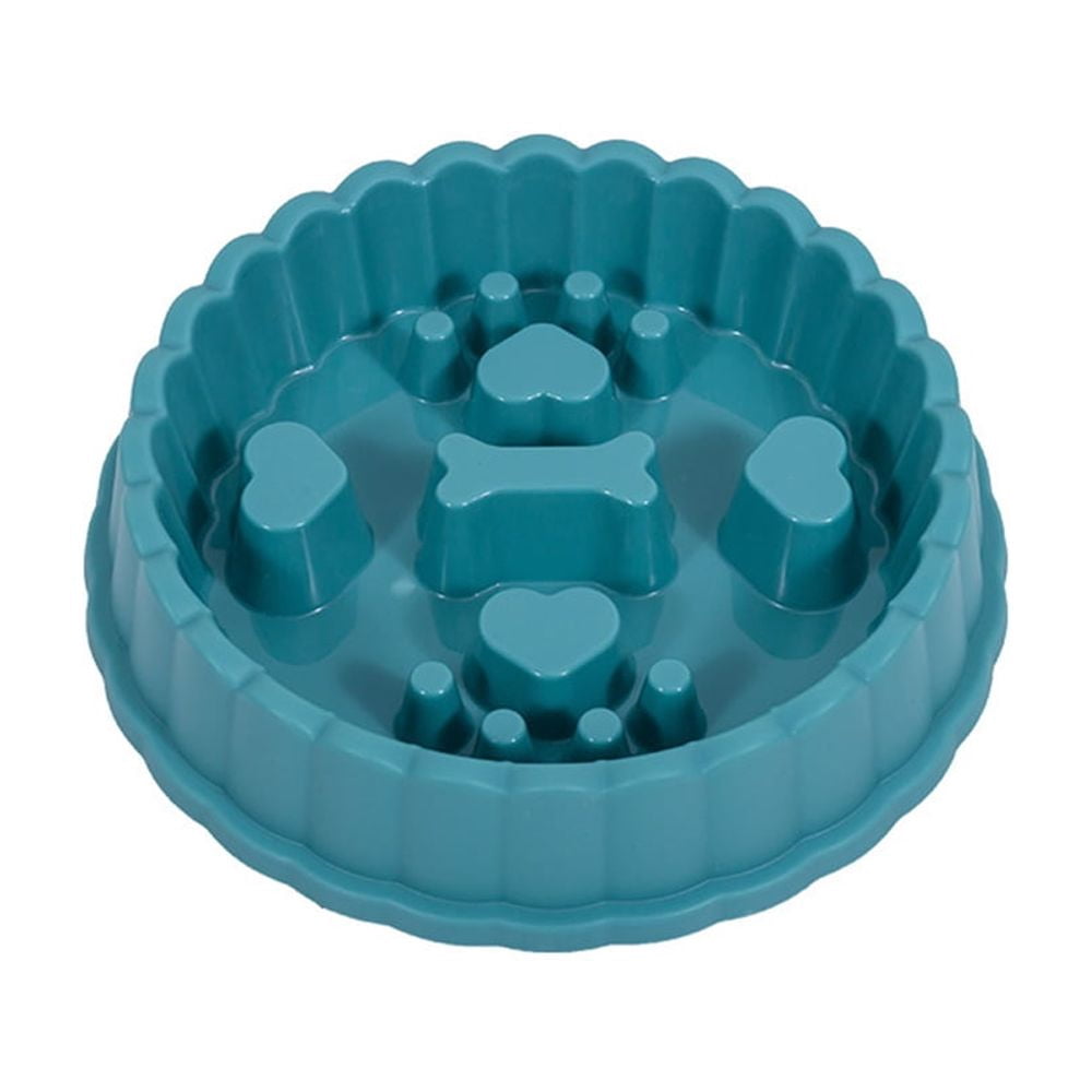 Anti-Choking Slow Feeder Dog Bowl: Non-Spill Food Bowl for Small/Medium/Large Dogs, Also for Cats, Durable Pet Feeding Dish,