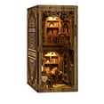 thumbnail image 2 of BotaniNest Ancient Book Room DIY Book Kit | Light DIY Miniature Bookshelf Insert Kit 3D Wooden Puzzle For Bookshelf For Book Lovers &, 2 of 7