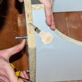 thumbnail image 3 of OULII Lot de 10 Verrou à Ressort Beige pour Portes d'Armoire Hauteur Réglable Plastique, 3 of 8