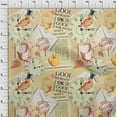 thumbnail image 4 of oneOone Viscose Chiffon Pale Orange Fabric Nostalgia Craft Projects Decor Fabric Printed By The Yard 42 Inch Wide, 4 of 5
