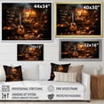 thumbnail image 4 of Designart "Musical Tools The Orange and Black Fire Trumpet" Music Floater Framed Canvas Print, 4 of 7