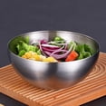 thumbnail image 4 of Cuencos para mezclar de acero inoxidable Ensaladera de doble pared ANGGREK Otros, 4 of 8