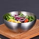 thumbnail image 4 of Cuencos Para Mezclar De Acero Inoxidable Ensaladera De Doble Pared, 4 of 8