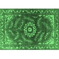 thumbnail image 1 of Ahgly Company Indoor Rectangle Oriental Emerald Green Industrial Area Rugs, 4' x 6', 1 of 4