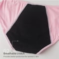 thumbnail image 5 of VOOPET 2 PACK Period Underwear | Menstrual Postpartum Panties | Women Girls High-Cut Bikini Briefs Cotton Underwear, 5 of 5