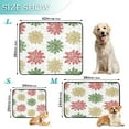 thumbnail image 3 of IAUYY Washable Pee Pads for Dogs Smallx3 Absorbent and Leak-Proof Non-Slip Reusable Puppy Pee Pads for Dogs Applicable to Playpen Potty Crate A Winter Festival Design, 3 of 7
