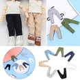 thumbnail image 6 of Multi-colors Casual Wears 1/11 1/12 Doll Leather Pants Denim Jeans Clothes Accessories Dolls Trousers KHAKI, 6 of 8