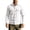 White, variant on TKKCS Mens Corduroy Button Down Jacket- Work Casual Regular Fit Long Sleeve Lapel Shirt Jackets with Chest Pockets Gray Size XL