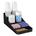 thumbnail image 2 of Lorell EMSCOMP7BLK 7 Compartment Coffee Condiment Organizer, Black, 2 of 2