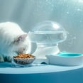 thumbnail image 3 of Cats Water Fountain Automatic Quiet Water Dispenser Filtration 2100ml Water Capacity Pet Feeders Transparent Food Bowls, 3 of 9