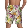 thumbnail image 4 of Goofa Butterflies2 Printed Men's Swim Trunks Board Shorts Quick Dry Mens Swimming Trunks with Compression Liner,Breathable Fit Hawaii Beach Shorts-Large, 4 of 9