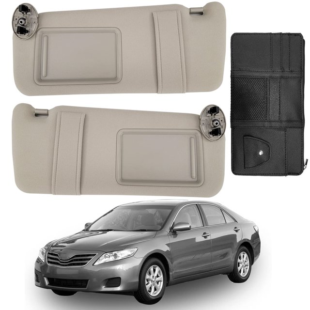 Parasoles Dimeani para Toyota Camry 2007-2011, beige, 2 piezas