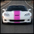 thumbnail image 2 of Sticker Connection | Racing Stripes | Hood Rally Vinyl Race Stripes | (12"x72", Pink), 2 of 4