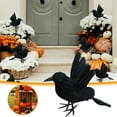thumbnail image 1 of LSLJS Simulation Crow Decoration All Saints Crow Props Simulation Feather Bird Party Supplies Decoration Halloween Decorations Halloween Party Supplies, 1 of 9