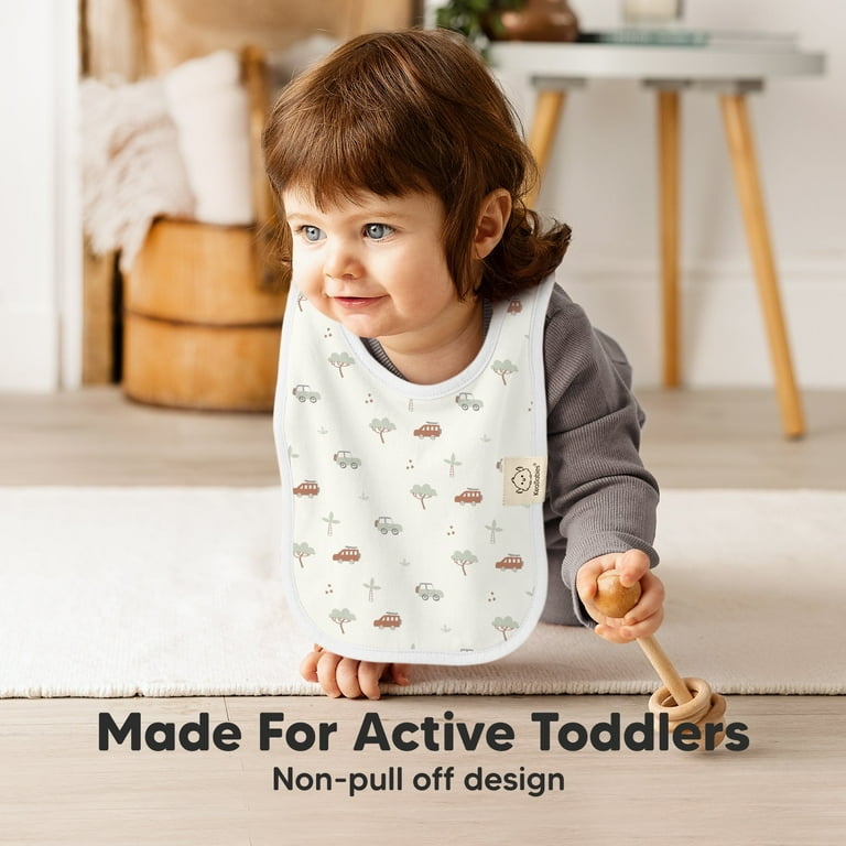 Pull on best sale baby bibs