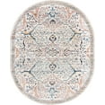 thumbnail image 2 of Rugs.com Lola Collection Rug – 8' x 10' Oval Ivory Medium Rug Perfect For Living Rooms, Large Dining Rooms, Open Floorplans, 2 of 9