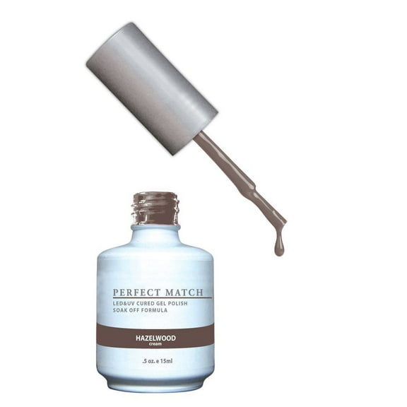 LECHAT Perfect Match Pair of Soak off Gel   Matching Nail Polish PMS129 - Hazelwood