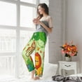 thumbnail image 6 of Picia African Animals in the Jungle Womens Soft Woven Cotton Elastic Waistband Sleep Pajama Pant Lounge Sleep Pant With Pockets And Drawstring-Large, 6 of 9