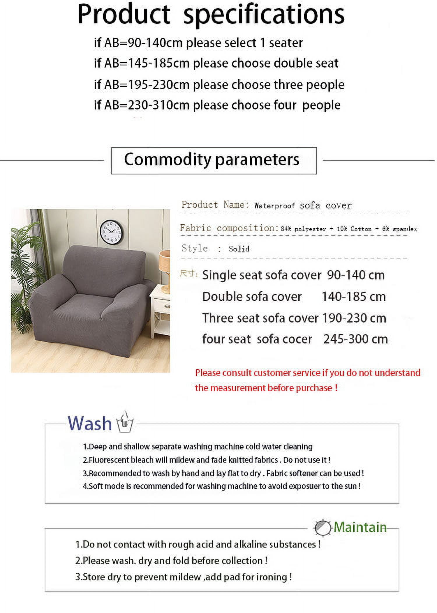 1/2/3/4 Seater Soft Touch Plush Stretch Fabric Sofa Cover, Nonslip Luxury Thick Stretch Sofa Slipcovers Ultra Soft Plush Couch Protector with Elastic Band, Perfect for Home Decor,Beige, 1-Piece