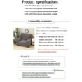 thumbnail image 2 of 1/2/3/4 Seater Soft Touch Plush Stretch Fabric Sofa Cover, Nonslip Luxury Thick Stretch Sofa Slipcovers Ultra Soft Plush Couch Protector with Elastic Band, Perfect for Home Decor,Grey, 1-Piece, 2 of 6