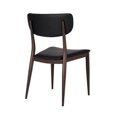 thumbnail image 2 of Sammy PU Faux Leather Dining Chair with Metal Black Frame – Set of 2 Sturdy Armless Side Chairs with Soft Upholstery, Modern Industrial Design, Comfortable Seating for Restaurants, Dining Rooms, Offic, 2 of 5