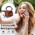 thumbnail image 5 of iPhone 13 Case ,Card Slots Leather Wrist Strap Phone Cover for iPhone 13, 5 of 5