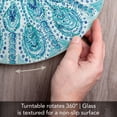 thumbnail image 2 of CounterArt Ocean Fantasy Tempered Glass Lazy Susan Turntable, 2 of 8