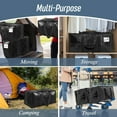 thumbnail image 7 of USIONE Heavy Duty Large Moving Storage Bags with Reinforced Handles, Tear Resistant Packing Totes for College Dorm, Black, 4 Pack, 7 of 7