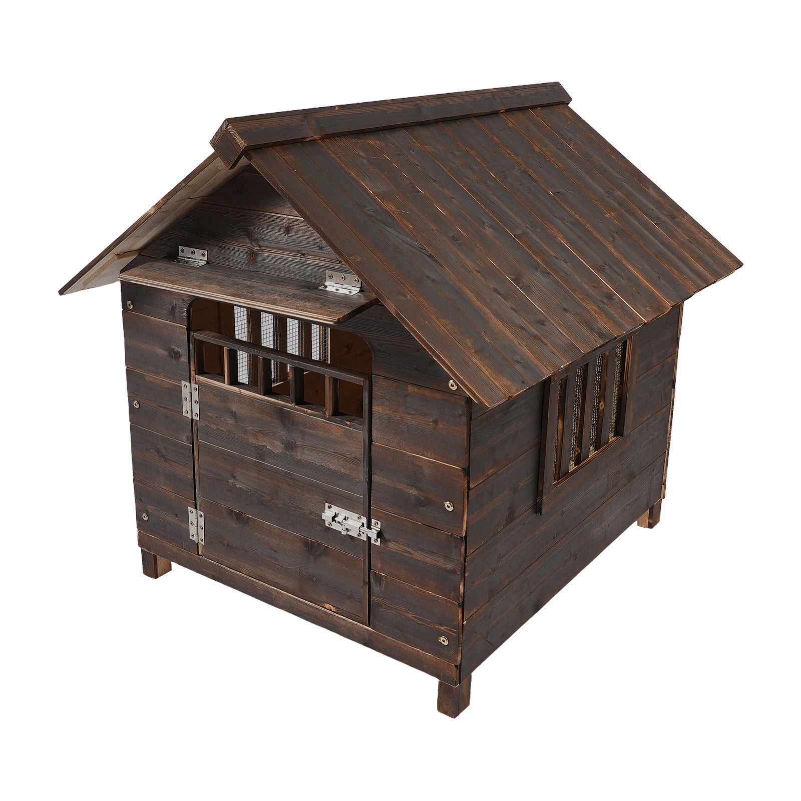 Dog House, Dog House With Window and Door, Pet House for Outdoor and Indoor Use or Pet Stores, or in Gardens, Backyards, Balconies, and Other Places (30.31*34.65*31.89in)