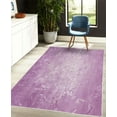 thumbnail image 4 of Botanic Decorative Rug, Blur Meadow Grass Plant Herb in Countryside Rural Seasonal Picture Artwork, Quality Carpet for Bedroom Dorm and Living Room, 6 Sizes, Pale Lilac, by Ambesonne, 4 of 4