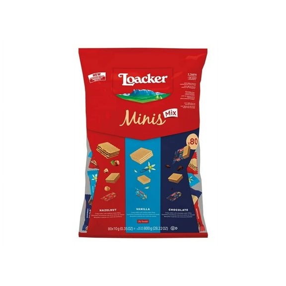 Loacker Minis Crispy Waffers MMF7 800g (Mix Flavours)