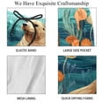 thumbnail image 4 of luoweisi Men's Beach Shorts Quick Dry Swim Trunks with Mesh Lining Sea Lion 2XL, 4 of 5