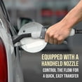 thumbnail image 3 of Deway Automatic Fuel Transfer Pump with Nozzle for Quick Flow Control & Stop, Advanced Adapter Fits All Size Gas Cans, Extra Long Hose, Portable Liquid Pump for Gasoline, Diesel Fuel & More, 3 of 9